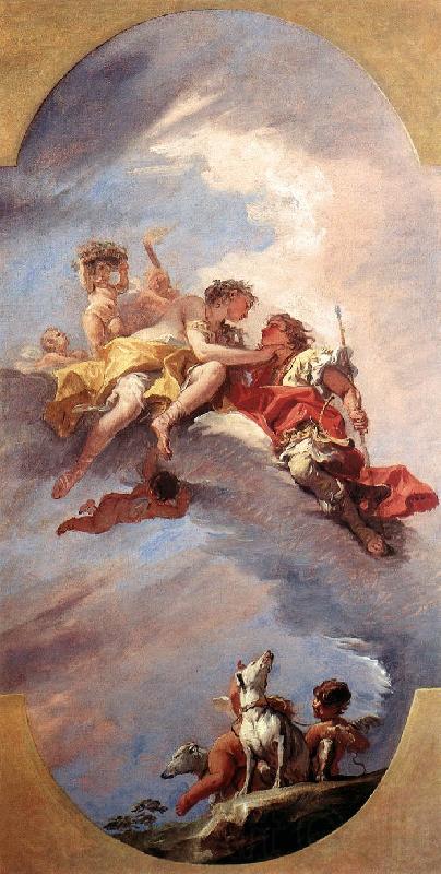 RICCI, Sebastiano Venus and Adonis Norge oil painting art